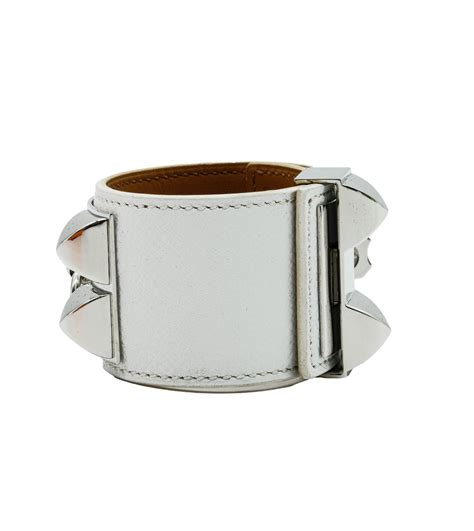 hermes cdc white and gol|Hermes CDC collars.